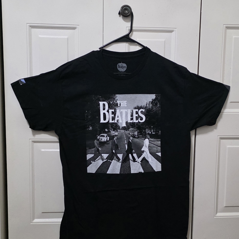 Hybrid Apparel Black Beatles Graphic Tee